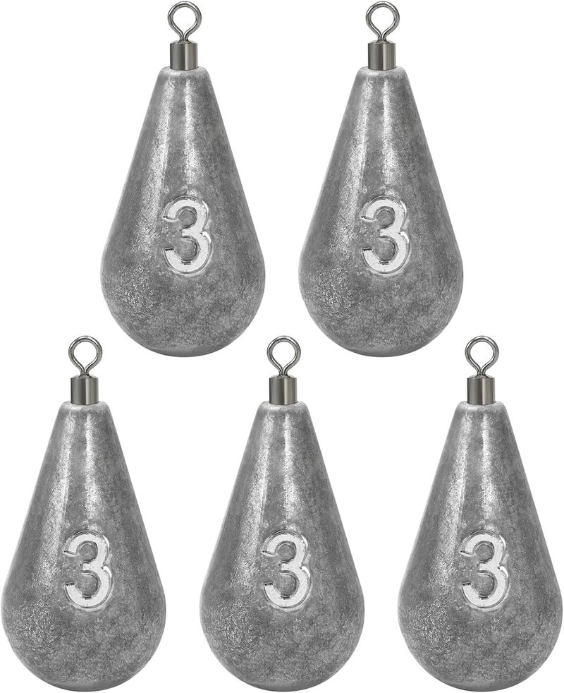 BLUEWING Casting Swivel Bell Sinkers Fishing Weights 1/2oz-8oz Drop Shot Dipsey Lead Saltwater - Image 1
